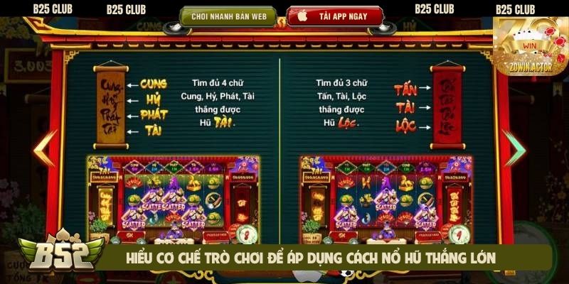 Hiểu cơ chế trò chơi để áp dụng cách nổ hũ thắng lớn