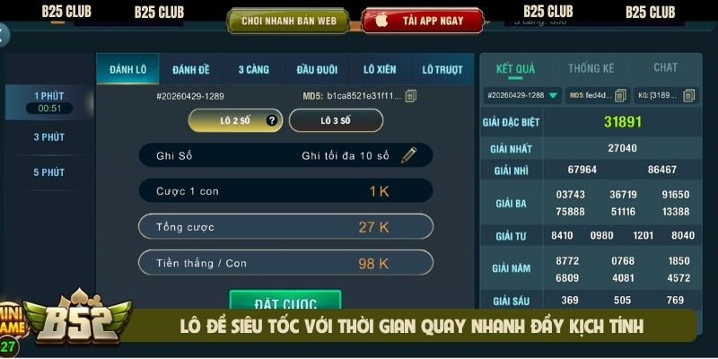 Lô đề siêu tốc với thời gian quay nhanh đầy kịch tính