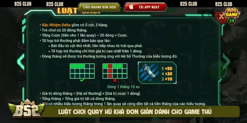 Luật chơi quay hũ khá đơn giản dành cho game thủ
