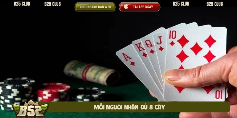 Mỗi người nhận đủ 8 cây