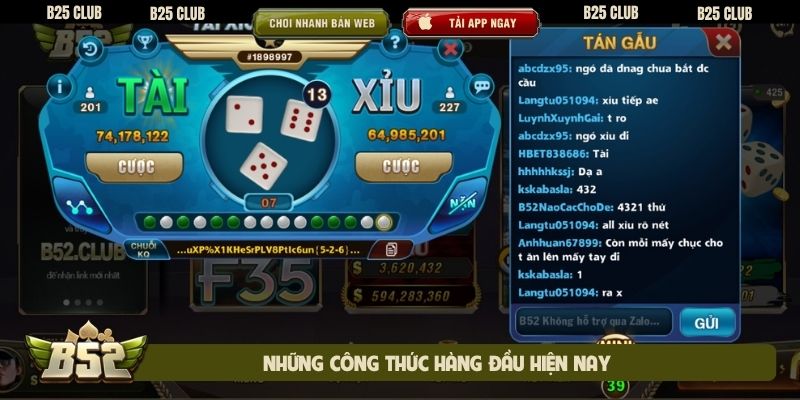 Những công thức hàng đầu hiện nay
