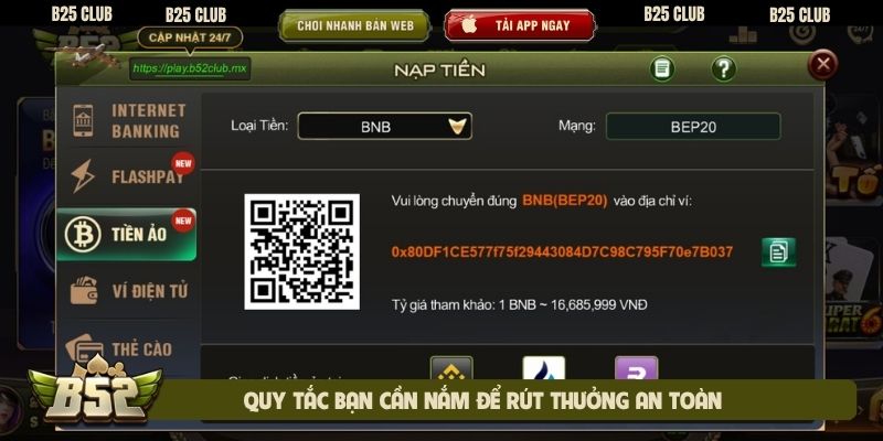 Quy tắc bạn cần nắm để rút thưởng an toàn
