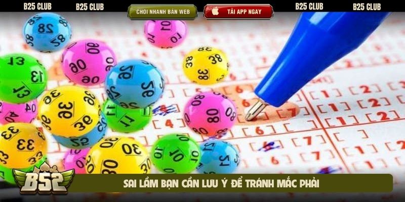 Sai lầm bạn cần lưu ý để tránh mắc phải