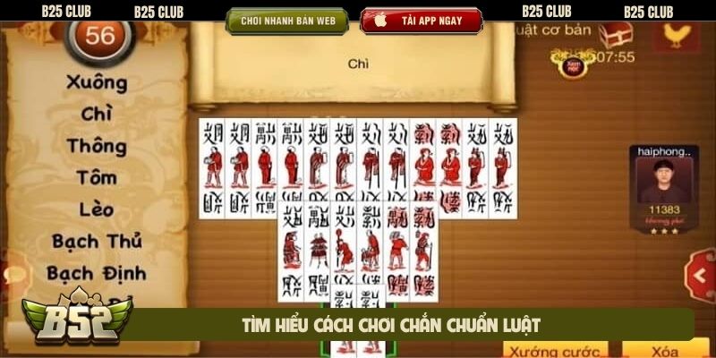 Tìm hiểu cách chơi chắn chuẩn luật